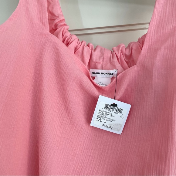 NWT Club Monaco McCarren Tie-Back Cotton Tank - Picture 10 of 10